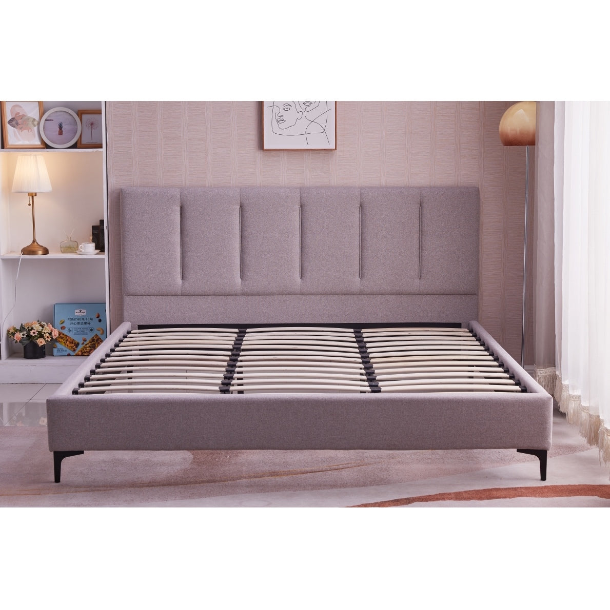 Isabel Signature Fabric Bed Frame King Size Corki Furniture