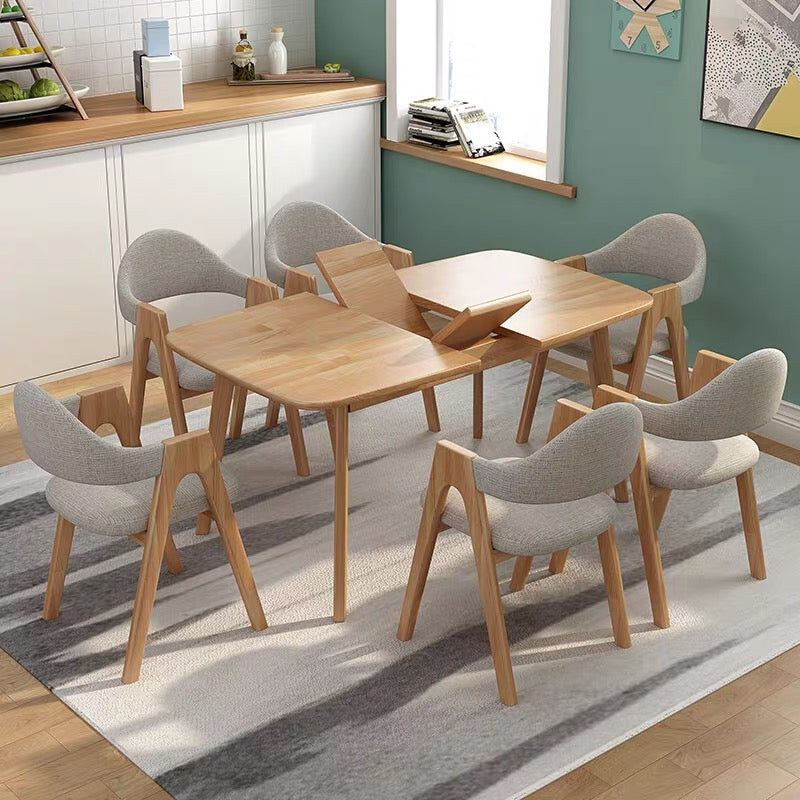 Preston Adaptable Solid Wood Dining Table