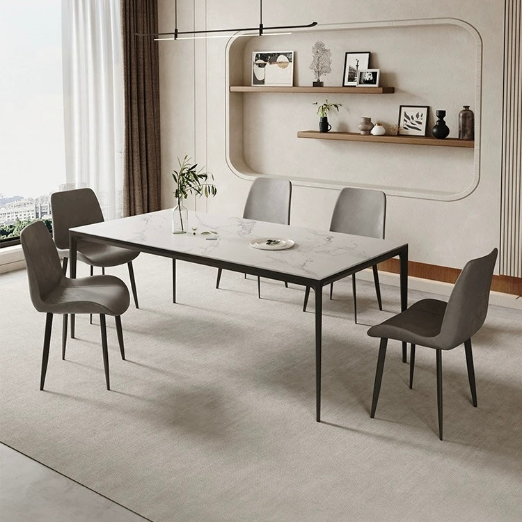 Xenon Minimalist Sintered Stone Dining Table