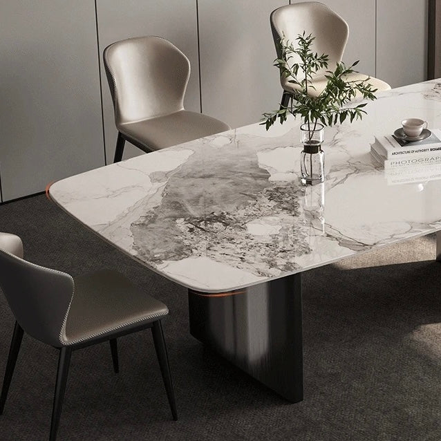 Ravello Modern Sintered Stone Rectangular Dining Table - Pandora