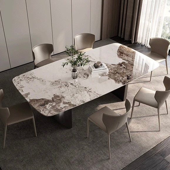 Ravello Modern Sintered Stone Rectangular Dining Table - Pandora