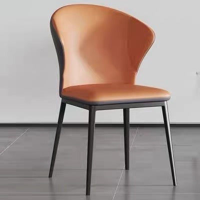 Jasper Modern PU Leather Shell Dining Chair