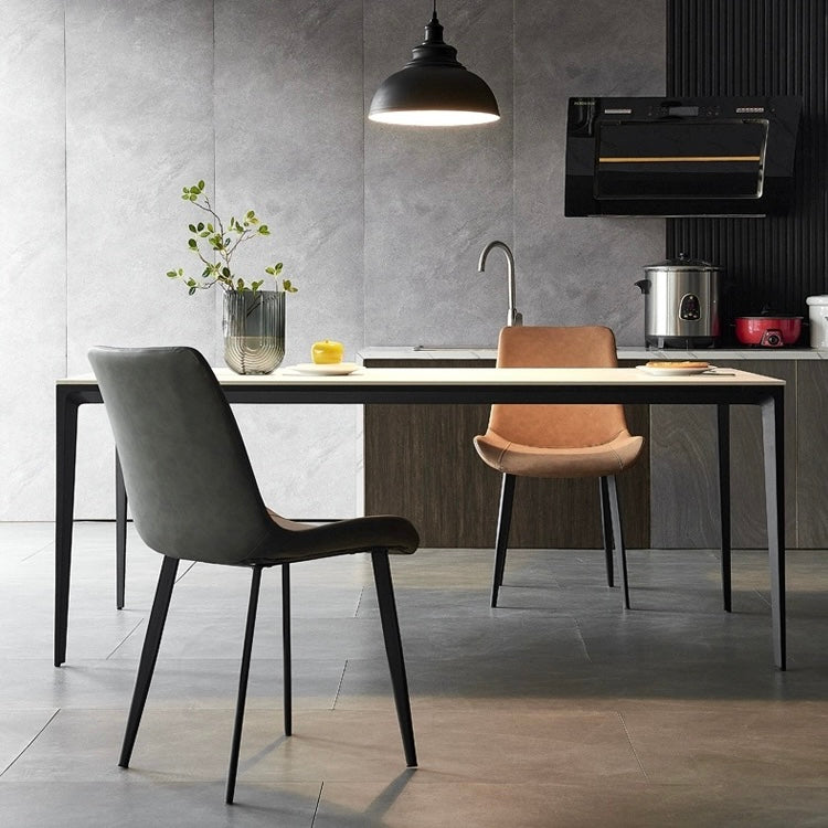 Xenon Minimalist Sintered Stone Dining Table