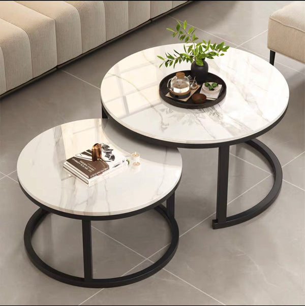 Gloria Luxurious Sinterted Stone Coffee Table Set - Pandora