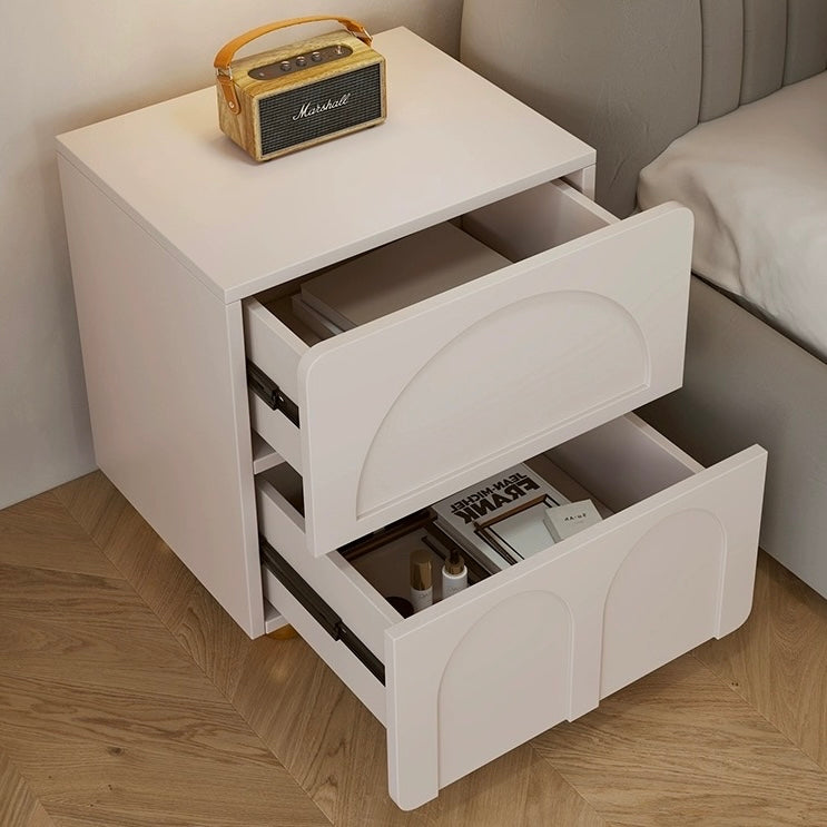 Gemma Elegant White Bedside Cabinet