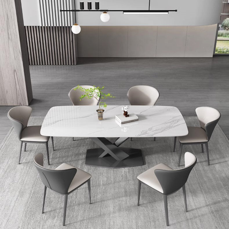 Orion Signature Sintered Stone X Leg Dining Table