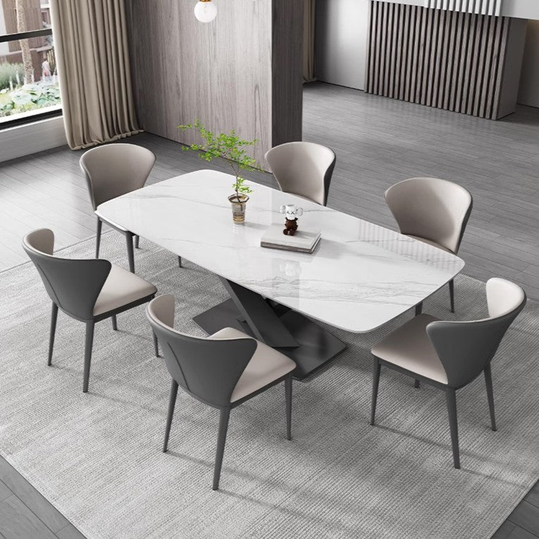 Orion Signature Sintered Stone X Leg Dining Table