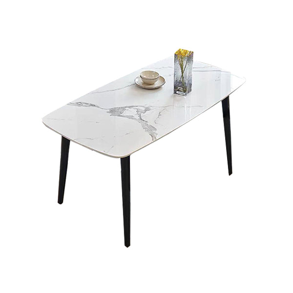 Brodie Signature Sintered Stone Dining Table - White