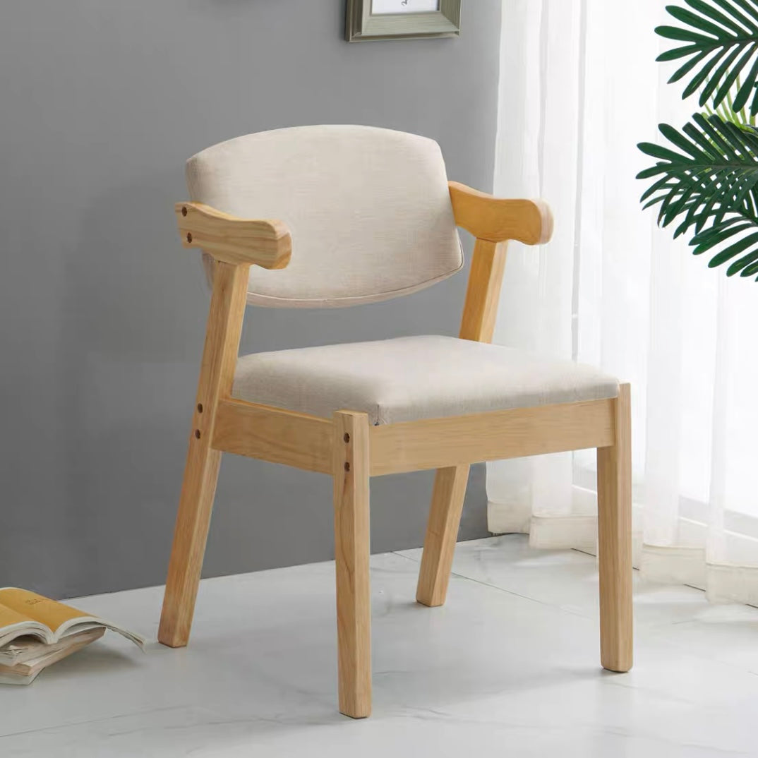 Brunny Signature Solid Wood Z Shape Dining Chair