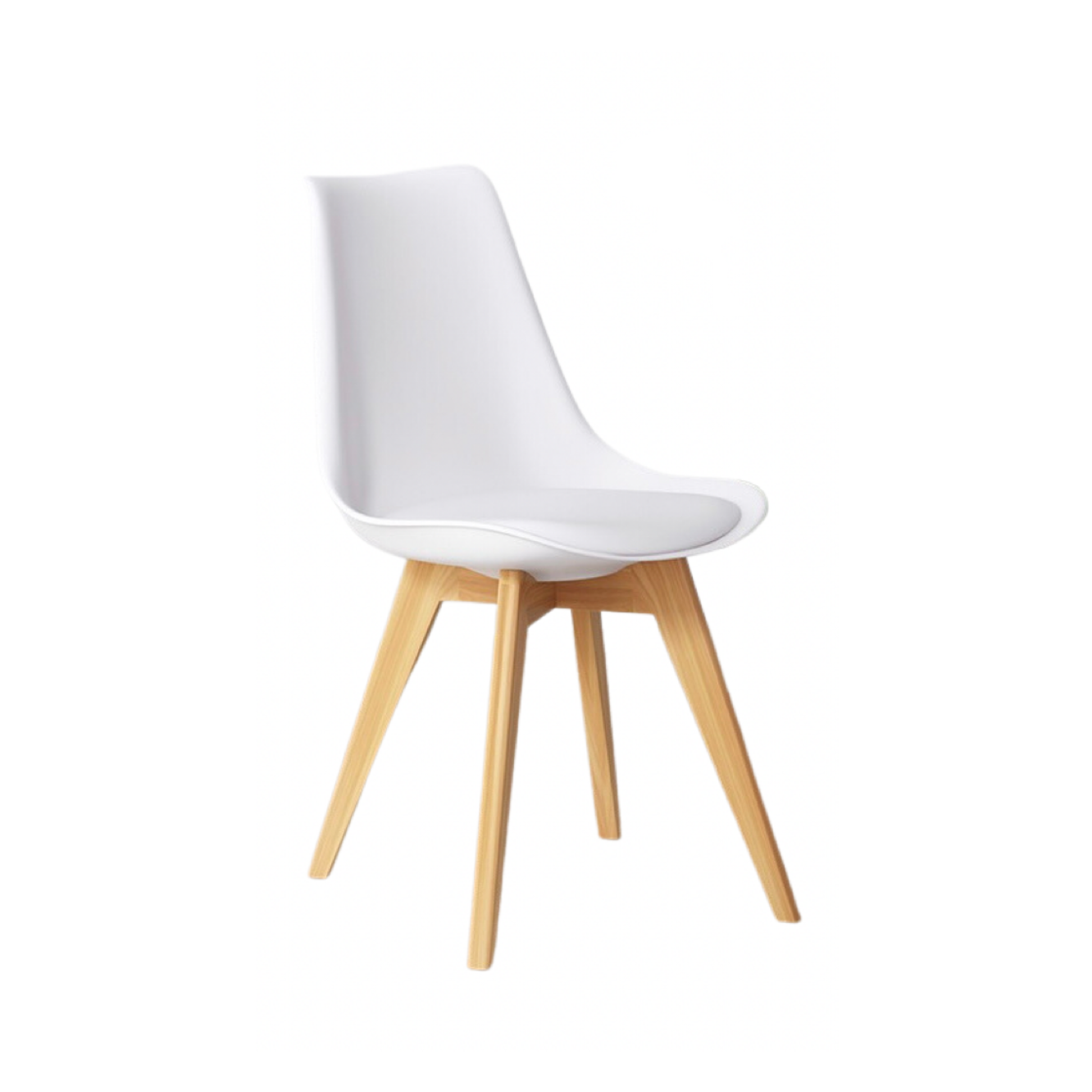 Frederic Simple Tulip Chair - White