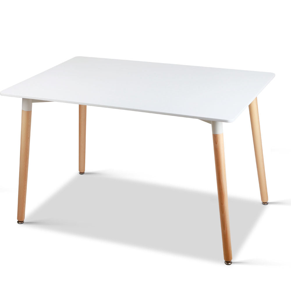 Ernesto Simple White Dining Table