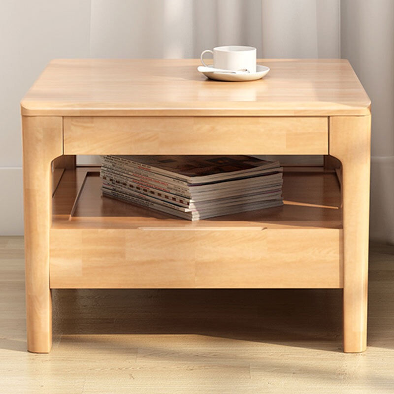 Cindy Signature Solid Wood Coffee Table - One Drawer