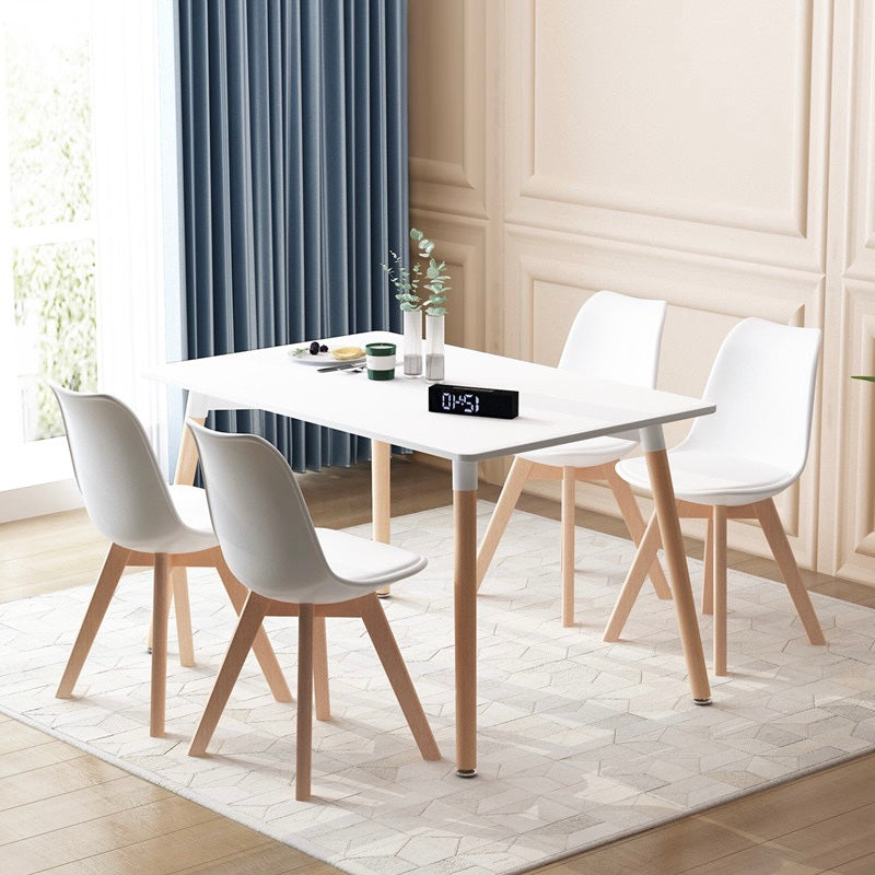 Ernesto Simple White Dining Table