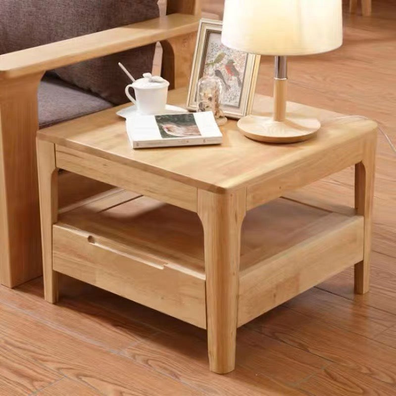 Cindy Signature Solid Wood Coffee Table - One Drawer