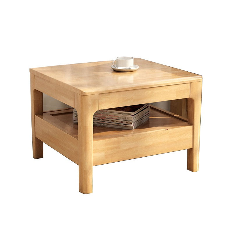 Cindy Signature Solid Wood Coffee Table - One Drawer