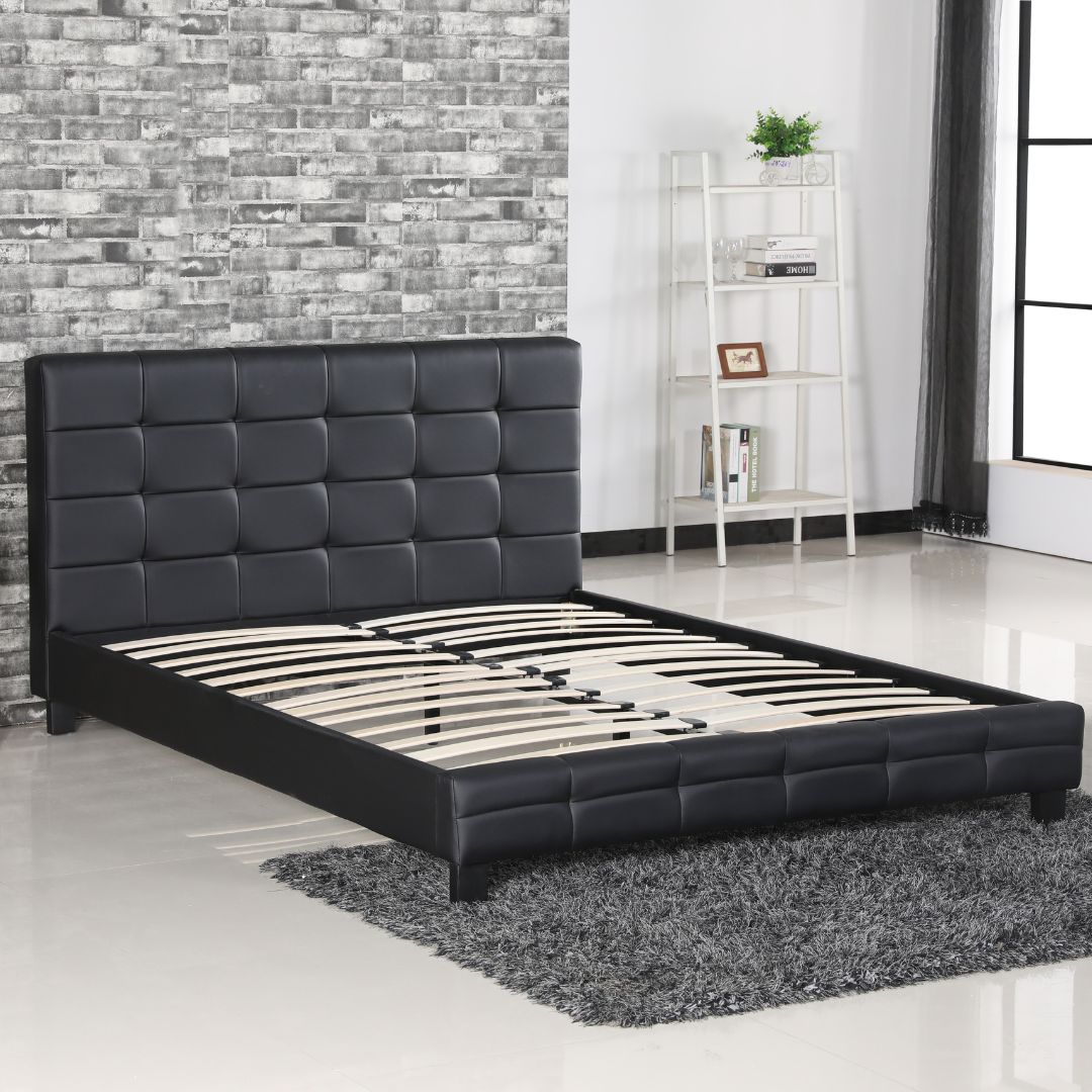 Cooper Simple PU Leather Bed Frame