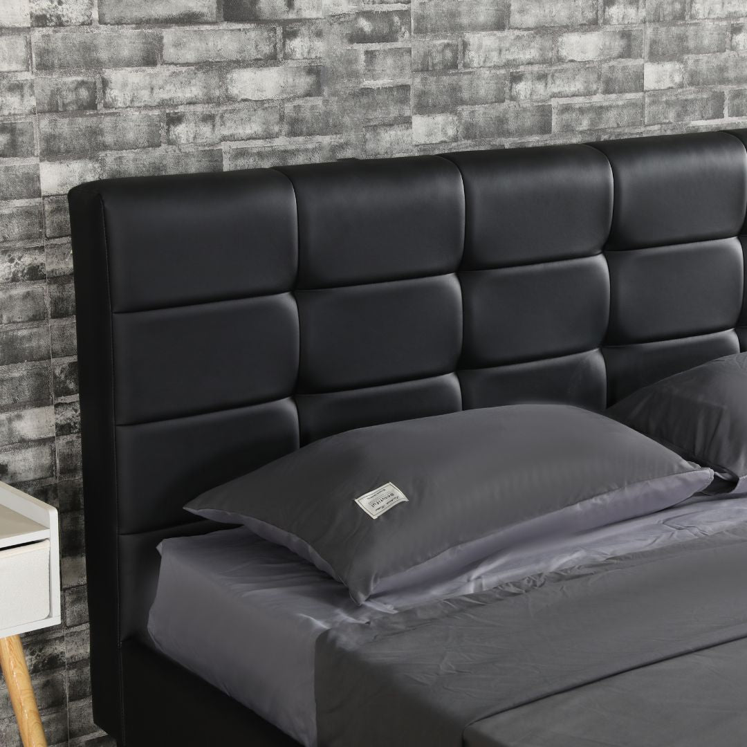 Cooper Simple PU Leather Bed Frame