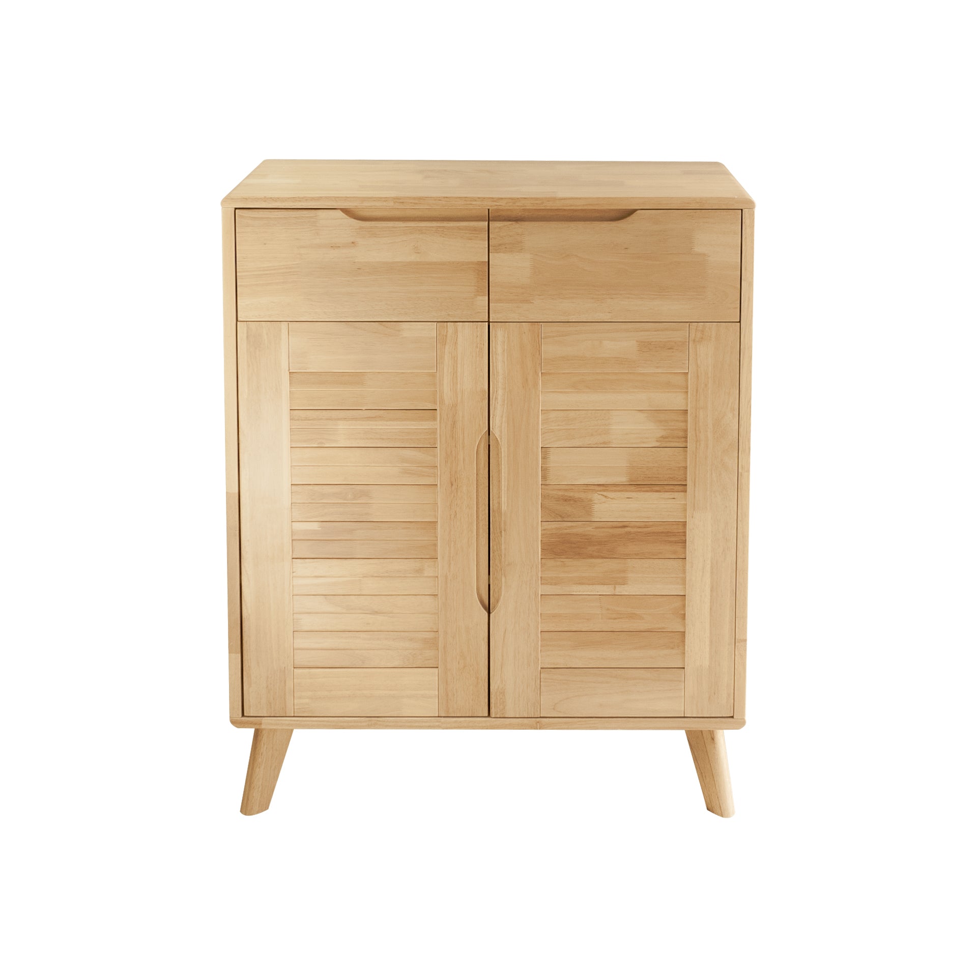 Annie Solid Wood Shoe Cabinet - Two Doors