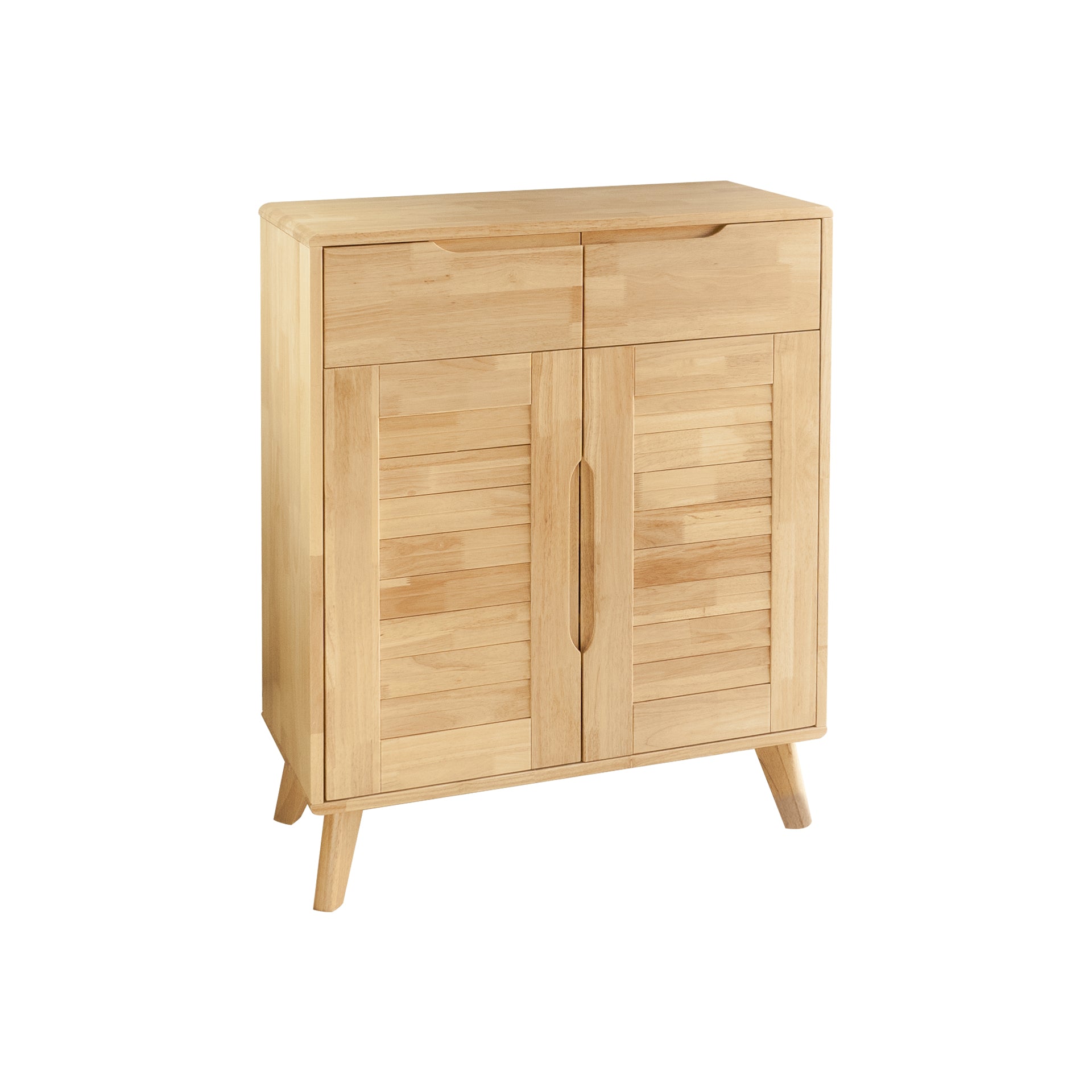 Annie Solid Wood Shoe Cabinet - Two Doors