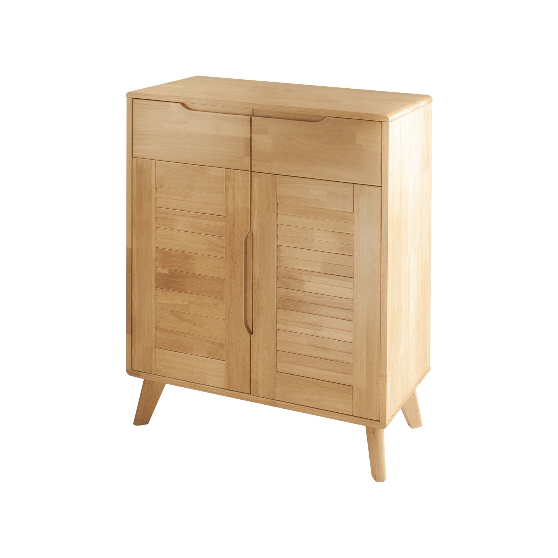 Annie Solid Wood Shoe Cabinet - Two Doors