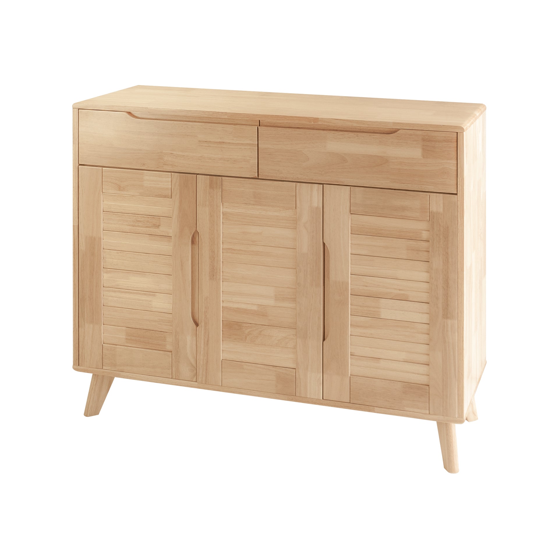 Annie Solid Wood Shoe Cabinet - Three Doors