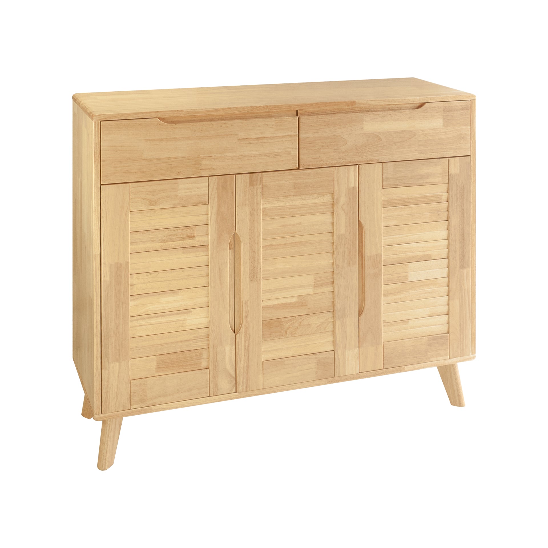 Annie Solid Wood Shoe Cabinet - Three Doors